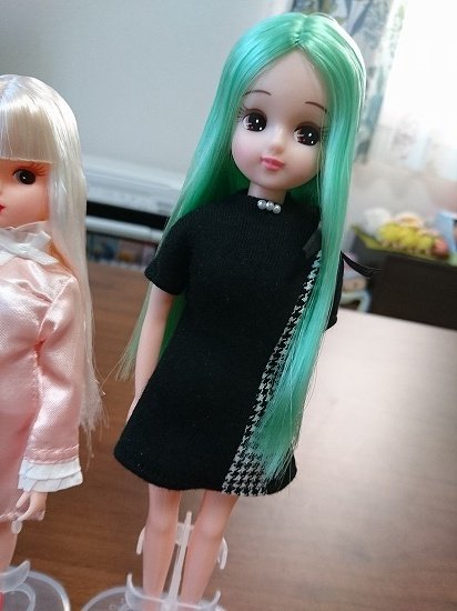 お人形教室スタンダードリカちゃん 緑の髪のリカちゃん